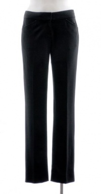 Elie Tahari Black Exposed Stitching Detail Lorenza Pant 14