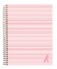 Ampad 20-717 Evidence Breast Cancer Awareness Project Planner, 20 Pound Paper, Single Wire, 84 Sheets Per Planner