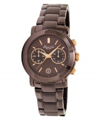 A monochromatic marvel with expert timepiece precision from Kenneth Cole New York.