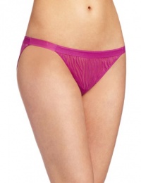 On Gossamer Women's Sheer Instinct String Bikini, Raspberry Tart, Large