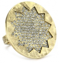 House of Harlow 1960 Medium Sunburst Pave Ring, Size 6