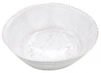 Vietri Bellezza White Medium Deep Serving Bowl