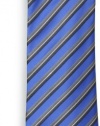 Geoffrey Beene Men's Degrade Stripe Silk Tie with Added Gift Box