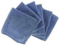 Shaxon Ultra Absorbent Microfiber Cleaning Cloths, 6 Pack, Blue, 12 x 12 Inches (SHX-MFW6-B )