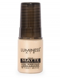 For the most flawless Matte finish, sheer to full coverage to ALL skin imperfections. Oil-free, mineral based, alcohol & paraben free, long-wearing and lasting. Matte Foundation is a water-based foundation.Luminess Foundation gives optimal coverage acting as a concealer and foundation in one. Helps hide and conceal skin conditions such as acne, rosacea, blemishes, discoloration, melasma, port wine stains, even birthmarks. .55 fl. oz. 