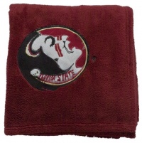 Florida State Seminoles Embroidered Fleece Throw (50 x 70-inch)