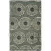 Safavieh Soho Collection SOH821C Handmade Grey New Zealand Wool Area Rug, 6-Feet by 9-Feet