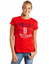 MLB Shane Victorino Philadelphia Phillies Women's Short Sleeve Crew Neck Tee