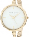 Anne Klein Women's AK/1048WTGB Gold-Tone Illusion Bangle Watch