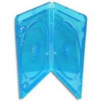 Double BLU-RAY Case with Moulded Blu-Ray Logo 25-Pack