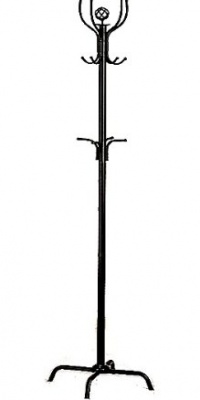 Coat Rack/Stand in Satin Black Metal Spider Style