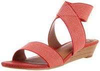 Lucky Women's Hunter Wedge Sandal,Canyon Coral/Engineer Stripe,9.5 M US