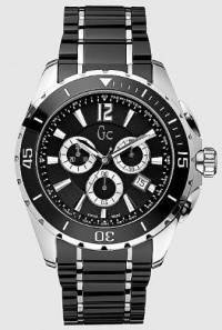 GUESS Gc Swiss Chronograph Sport Class XXL Black Ceramic Mens Watch G76002G2