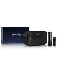 Armani Code Men combines a citron cocktail of bergamot and lemon with soft notes of olive tree blossom, warmed with Guaiac wood and Tonka Bean. A sexy fragrance blend for the contemporary man in the know.Gift set includes a 2.5 oz. Eau de Toilette, 1 oz. Eau de Toilette and a luxurious toiletry bag.