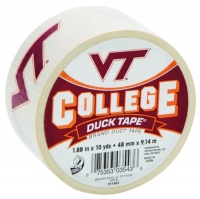 Duck Brand 240069 Virginia Tech University College Logo Duct Tape, 1.88-Inch by 10 Yards, Single Roll