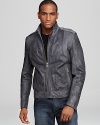 HUGO Lugo Leather Jacket