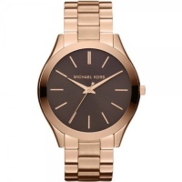 Michael Kors Vintage Classic Slim Runway Rose Gold-Tone Ladies Watch MK3181