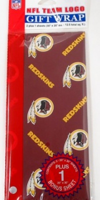 NFL Washington Redskins Wrapping Paper