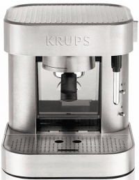 KRUPS XP601050 Manual Pump Espresso Machine with Thermoblock system, Stainless Steam and Die Cast