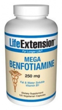 Mega Benfotiamine 250mg 120 VegiCaps