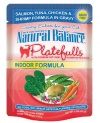 Natural Balance 3-Ounce Platefulls Indoor Salmon, Tuna, Chicken and Shrimp Formula in Gravy Entree for Cats, Pack of 24