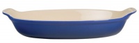 Le Creuset Stoneware Petite Oval Au Gratin Dish, Cobalt