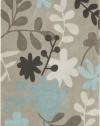 Area Rug 8x11 Rectangle Transitional Taupe Color - Surya Cosmopolitan Rug from RugPal