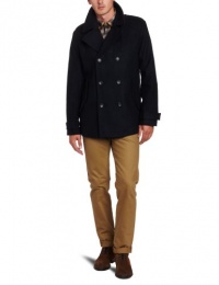 Calvin Klein Sportswear Men's Melton Wool Basic Peacoat