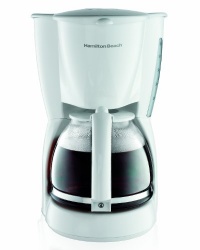 Hamilton Beach 12-Cup Coffeemaker, White