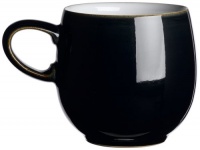 Denby Jet Black Small Curve Mug