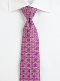 A brilliant omega-symbol print gives this silk tie instant appeal.SilkDry cleanMade in Italy