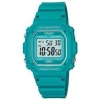 Casio F108WH Water Resistant Digital Watch with Turquoise Resin Strap