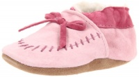 Robeez Soft Soles Cozy Moccasin Pink Crib Shoe (Infant/Toddler),Pink,6-12 Months (2.5-4 M US Infant)