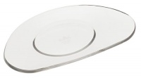 Rosenthal Free Spirit 7-Inch Clear Glass Oval Side Plate