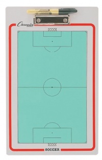 Champion Sports Dry-Erase Soccer Clipboard