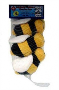 Kyjen Squeakin' Animals Replacement Bees for Hide-A-Bee Toy, 3-Pack - Large