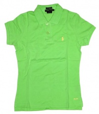 Ralph Lauren Women's Skinny Fit Polo Shirt - Hampton Lime - XL