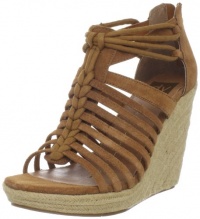 DV by Dolce Vita Women's Tatiana Wedge Sandal, Cognac, 6.5 M US