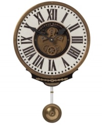 Styled with old-world European elegance and authentic details like cast brass rim and brass detailing, Vincenzo Bartolini pendulum wall clock elevates time keeping to an art form.