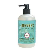 Mrs. Meyer's Clean Day Liquid Hand Soap, Basil, 12.5-Ounce Bottles (Case of 6)