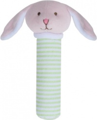 Angel Dear Stick Rattle, Pink Bunny