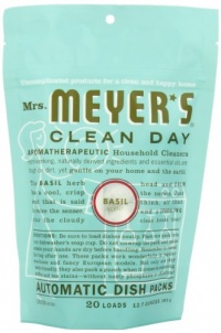 Mrs. Meyer's Clean Day Auto Dishwashing Packs, Basil, 20 count  (Pack of 6)