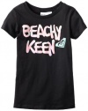 Roxy Girls 7-16 Ocean Breeze Tee, True Black, Medium