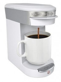 Hamilton Beach 49972 Dcm Personal Cup Pod Brewer- White