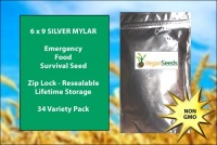 Survival Seed Doomsday Preppers Kit Non-gmo Emergency Seed Supply With Extra Protein