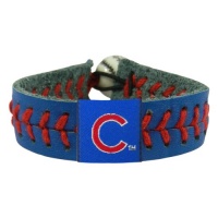 MLB Chicago Cubs Team Color Baseball Bracelet