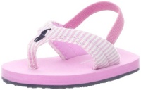 Ralph Lauren Layette Tero Sandal,Pink/White Stripe,1 M US Infant