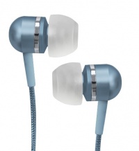 Coby CVEM79BLU Jammerz Platinum High-Performance Isolation Stereo Earphones, Blue