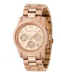 Women Man Michael Kors Rose Golden Midsized Chronograph Watch