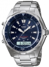 Casio Men's AMW320RD-2AV Sport Alarm Ana-Digi Blue Dive Watch